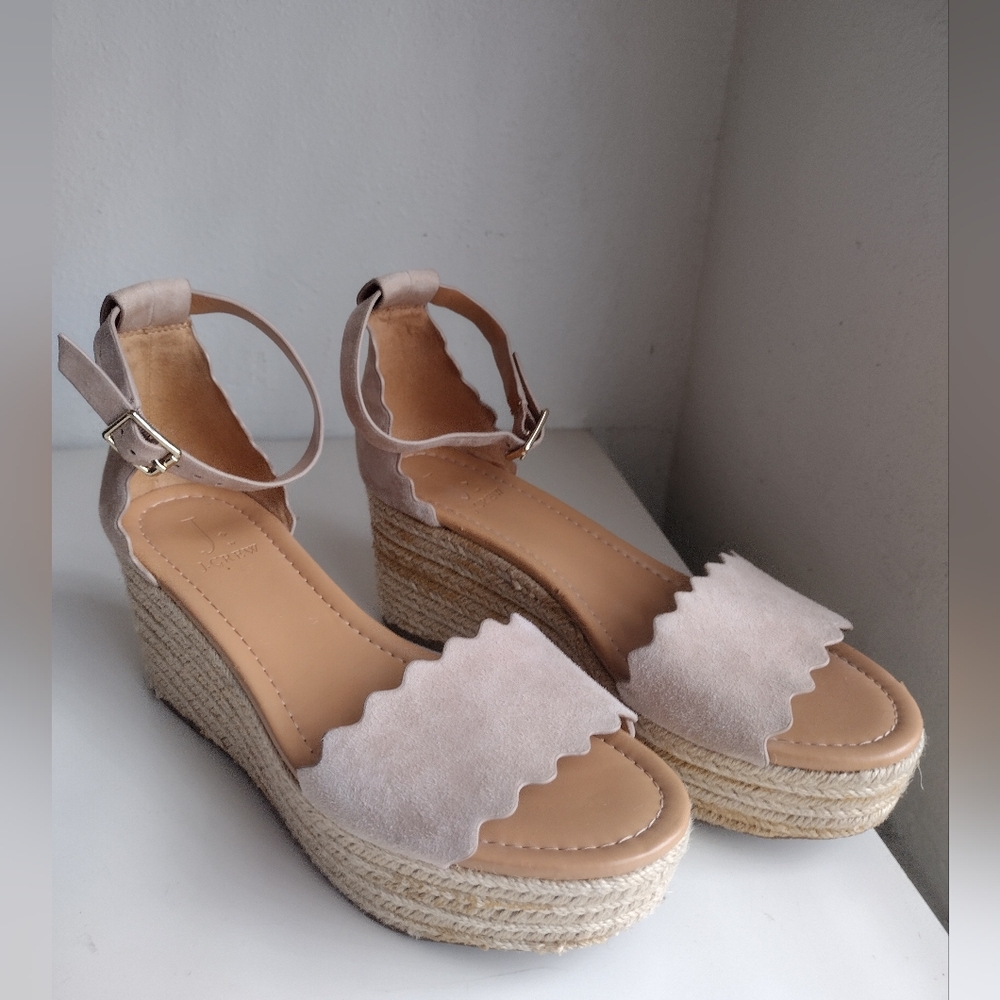 J.Crew Espadrille Wedge sandals size 7.5